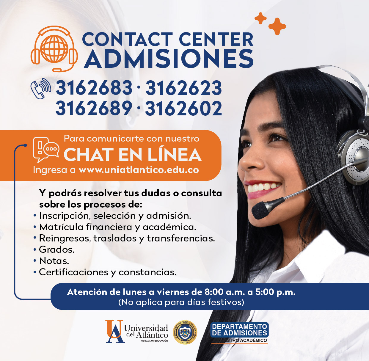 Contact Center Admisiones