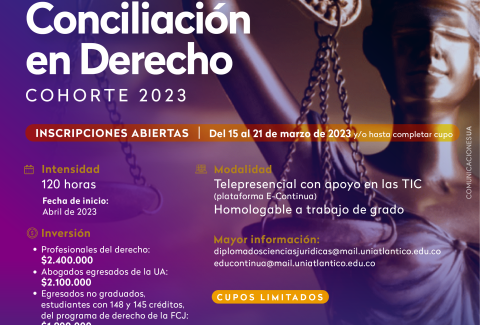 Diplomado Conciliacion derecho