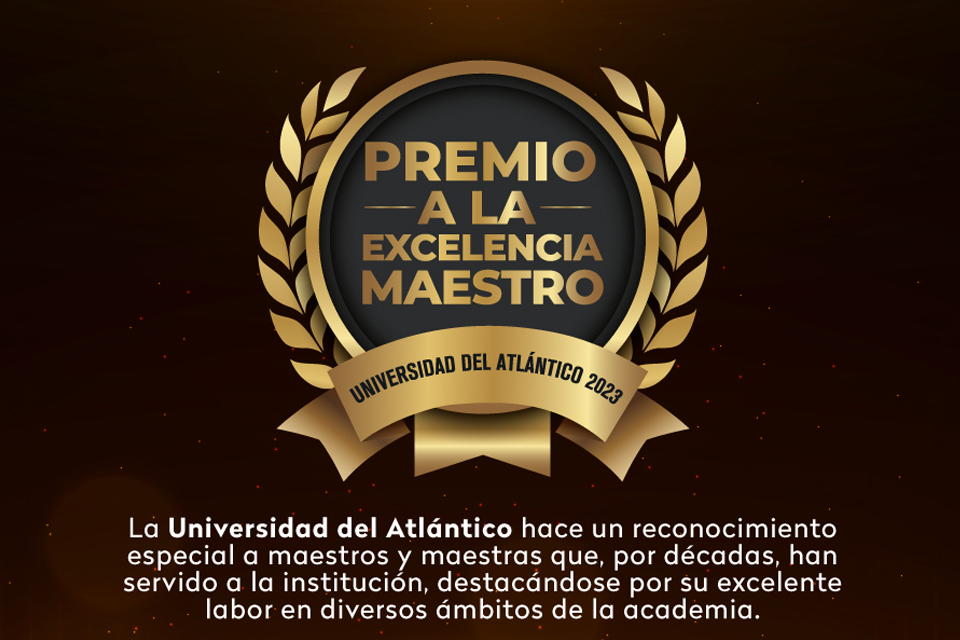 Premio a la excelencia maestro