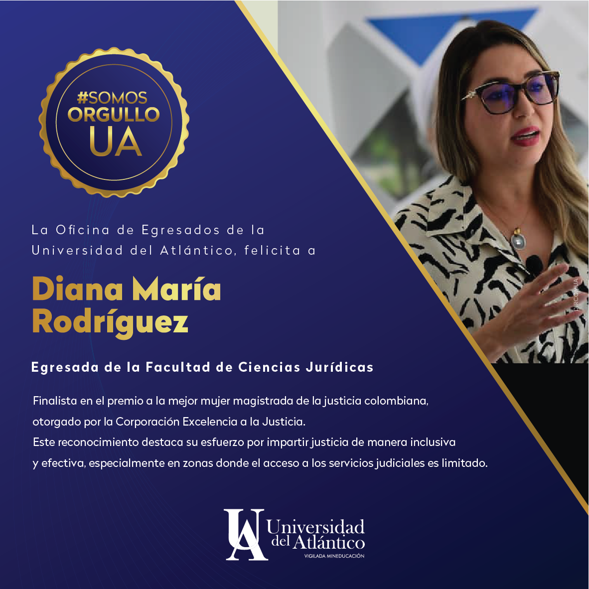 Diana María Rodríguez Egresada Uniatantico