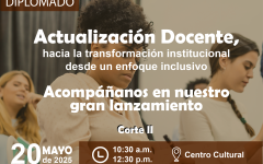 actualmente docente afiche