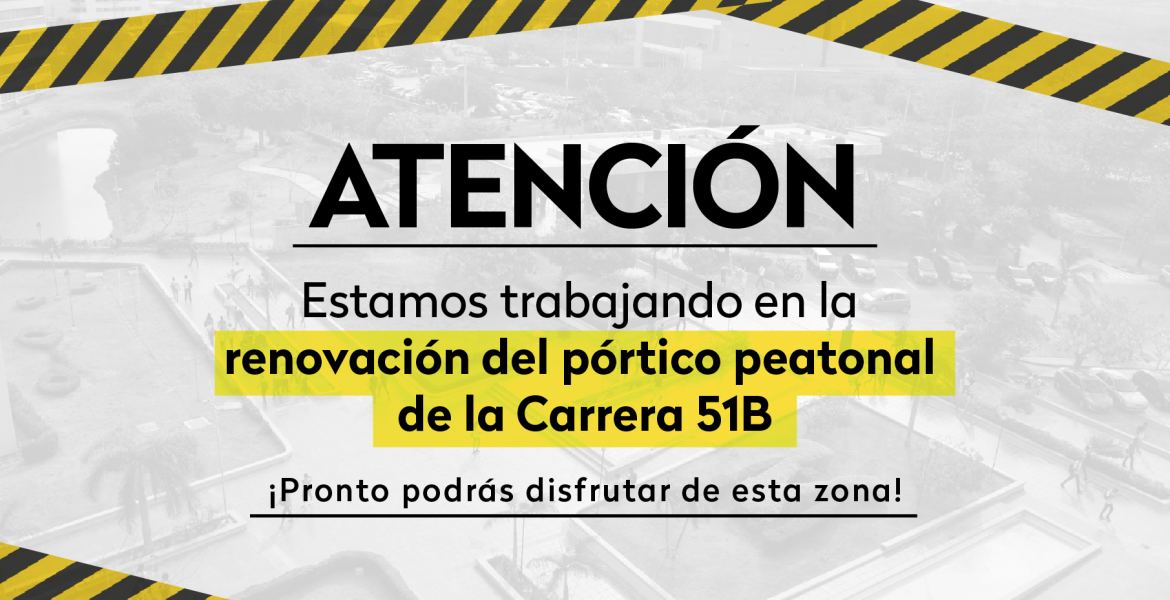Atencion obras pórtico 51B-03