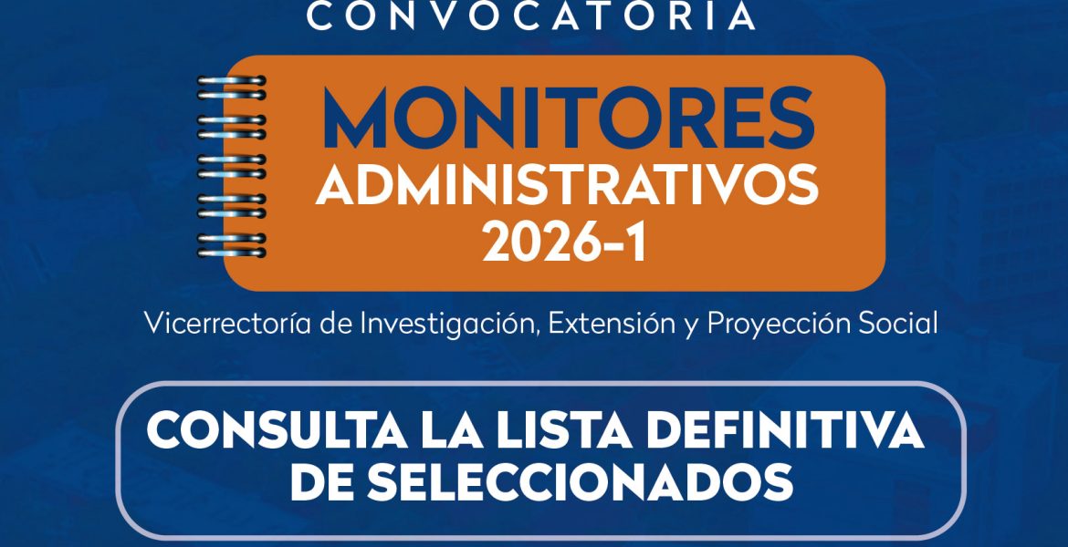 convocatoria monitores