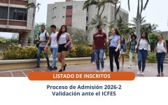 LISTADO DE INSCRITOS VALIDACION ANTE EL ICFES
