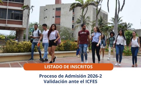 LISTADO DE INSCRITOS VALIDACION ANTE EL ICFES