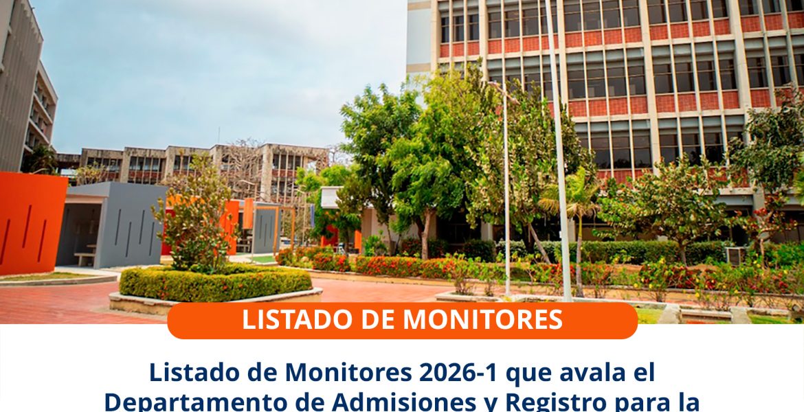 Listado de monitores bienestar universitario