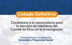 elección de miembros del Comité de Ética