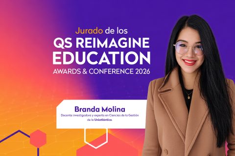 Branda Molina seleccionada como jurado de los QS Reimagine Education Awards & Conference 2026