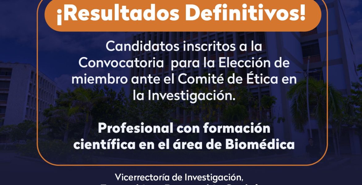 Convocatoria para la Elección de Etica