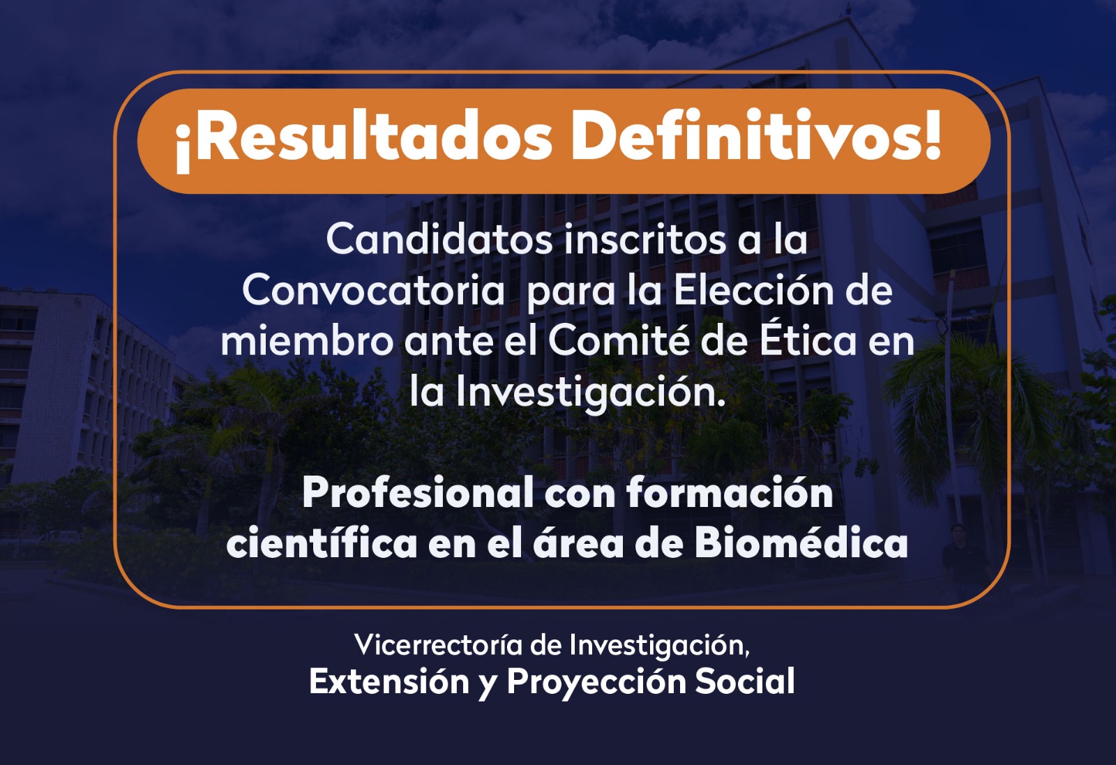 Convocatoria para la Elección de Etica