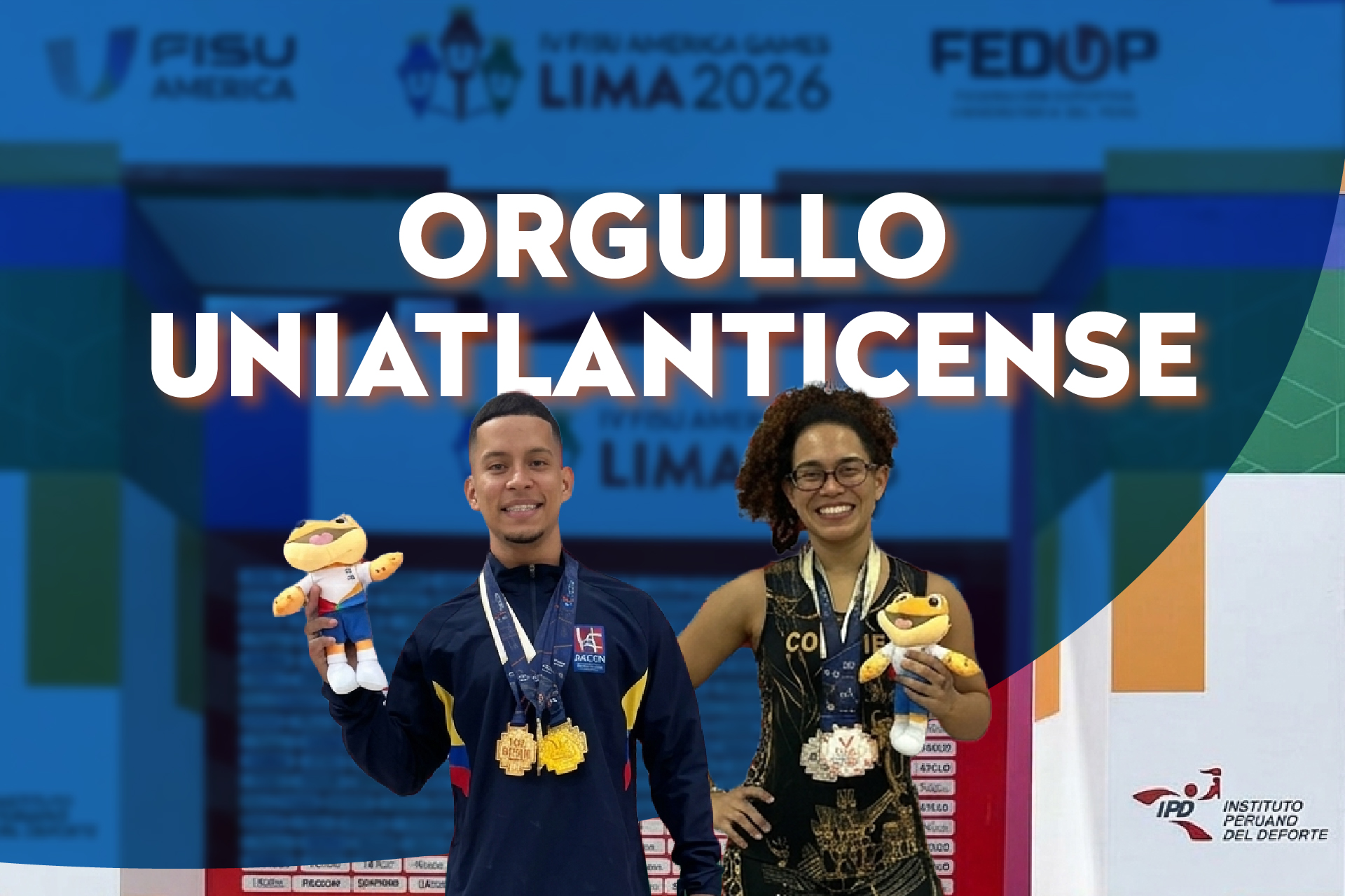 Estudiantes de la Uniatlántico ganan seis medallas en los FISU America Games 2026