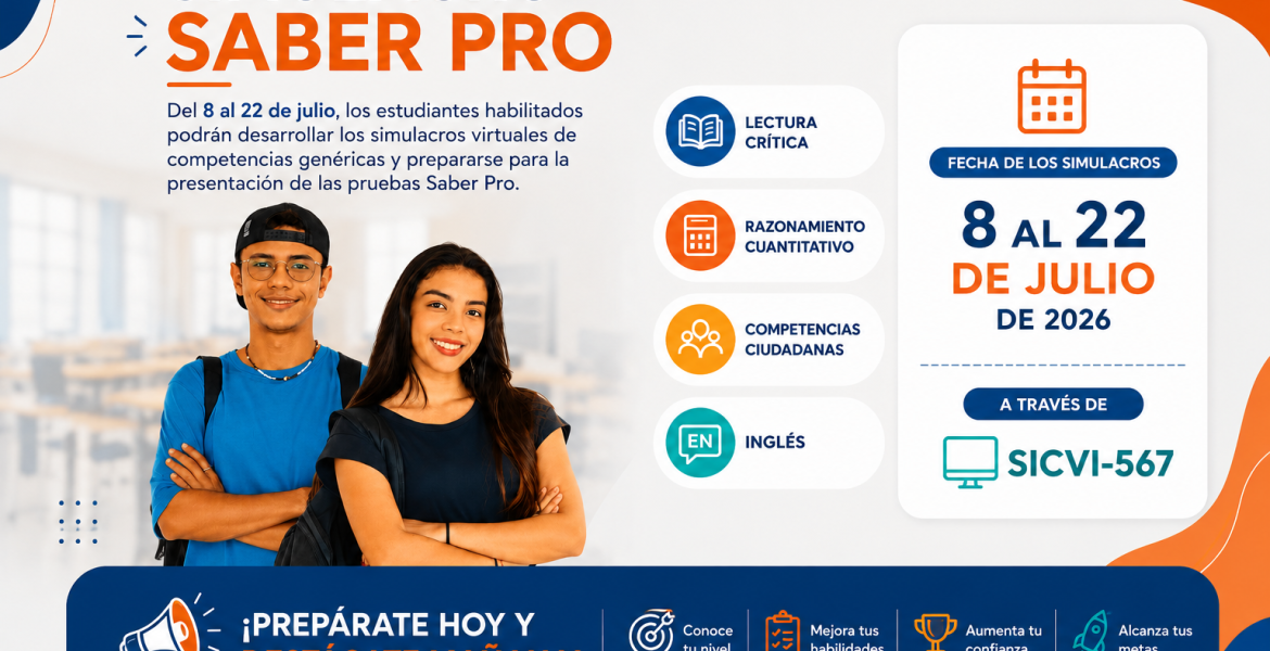 Uniatlántico fortalece la preparación para las Saber Pro con nueva jornada de simulacros