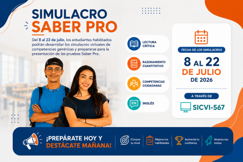 Uniatlántico fortalece la preparación para las Saber Pro con nueva jornada de simulacros
