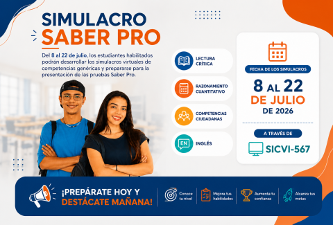 Uniatlántico fortalece la preparación para las Saber Pro con nueva jornada de simulacros