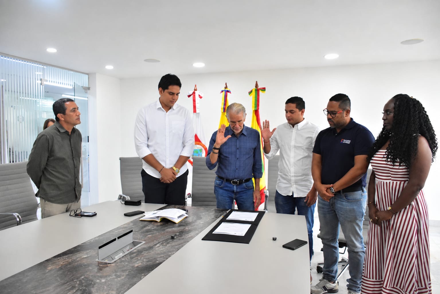 Jeremy Barboza Granados toma posesión como nuevo representante estudiantil ante el CSU de la Uniatlántico