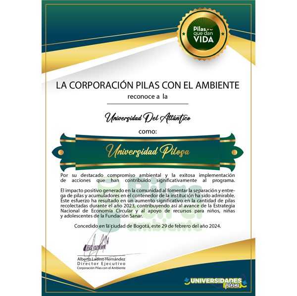 Reconocimiento medio ambiente
